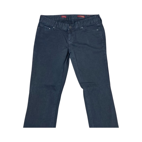 Express Jeans Womens Stella Skinny Leg Size 8R Black Dark Wash - Picture 9 of 15